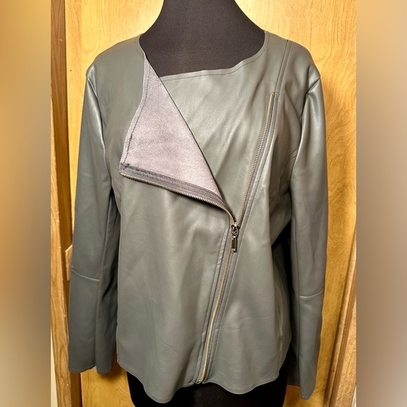 Worthington Faux Leather Jacket size XL - Picture 3 of 8